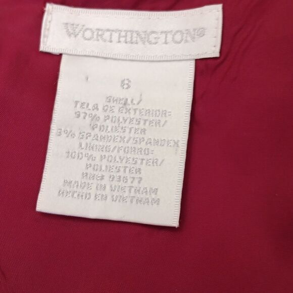 Worthington Classic Red Sheath - Picture 8 of 10